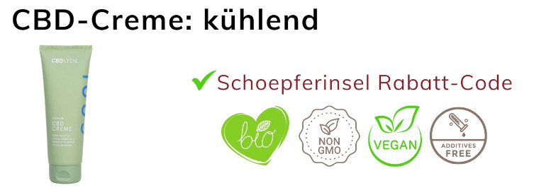 cbd-creme-kühlend-cbd-vital-gutschein-rabattcode-gutscheincode-erfahrungen-schoepferinsel-schöpferinsel